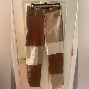 Hollister patch work style jeans, size 29x31